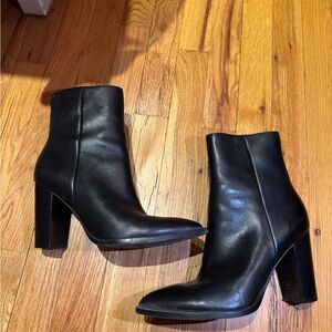 Nine West Black Heeled Boots